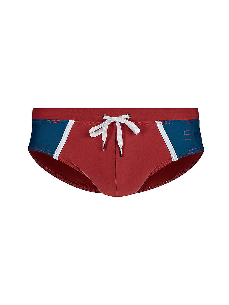 SKINY Herren Badeslip Brasil Summer Island rot